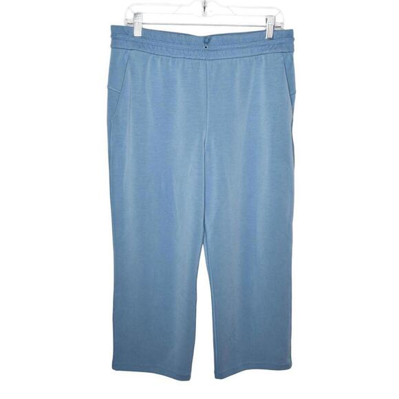 Lululemon Womens Utility Blue Softstreme High Rise Straight Leg Cropped Pants 10 - Picture 1 of 3